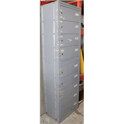 9 COMPARTMENT LOCKER