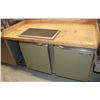 Image 1 : FOSTER 2 DOOR COOLER WITH BUTCHER BLOCK TOP