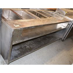 LARGE STAINLESS STEEL WARMER