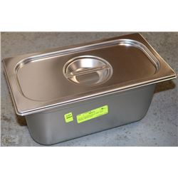 ME-05- SIX INCH HALF 3RD  SIZE INSERT WITH LIDS