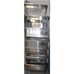 LOT OF 8 STAINLESS STEEL RACKS