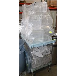 CART WITH ASSORTED BULK FOOD BINS