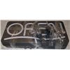 Image 1 : PAIR OF LIGHT-UP OPEN SIGN