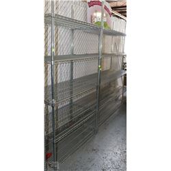 5 TIER STAINLESS STEEL SHELVING RACK