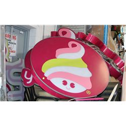 LARGE LOT OF MENCHIES YOGURT SIGN