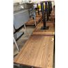 Image 1 : LOT OF 9 OAK DINING TABLES 24X31