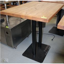 OAK BAR TABLE 24X31 ON CHOICE