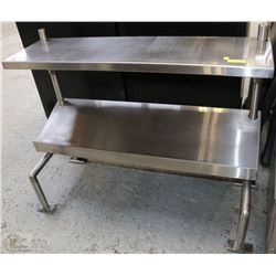 STAINLESS STEEL OVER SHELF 48"X14"X36"H