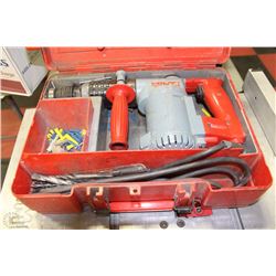 HILTI  TE17 HAMMER DRILL 450WATT IN CASE