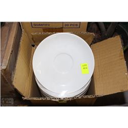 CASE OF 20 COMMERCIAL GRADE CUP SAUCERS