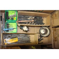 FLAT W/DRILL ACCESSORIES & BITS,
