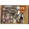 Image 1 : BOX W/DRILL ACCESSORIES,FLAP WHEELS ,