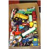 Image 1 : BOX OF SMALL TOY CARS AND TRUCKS