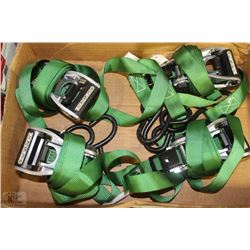 BOX W/4 GREEN SMARTSTRAP TIE-DOWN