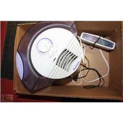 HOLMES HUMIDIFIER AND ALARM CLOCK