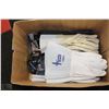 Image 1 : BOX OF WORK GLOVES, SAFETY GLASSES, NEW