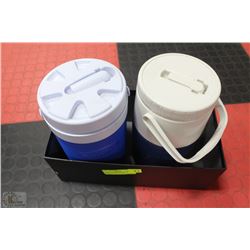 LOT OF 2 INSULATED WATER JUGS INCL  COLEMAN AND