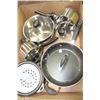 Image 1 : BOX WITH 6PC POT SET W/LIDS & DUAL RICE