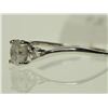 Image 2 : #11-14K WHITE GOLD DIAMOND RING SIZE 6