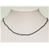 Image 1 : #18-14K YELLOW GOLD ONYX NECKLACE
