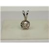 Image 1 : #20-14K WHITE GOLD DIAMOND PENDANT
