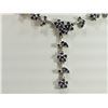 Image 2 : #21-STERLING SILVER SAPPHIRE NECKLACE