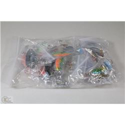 BAG OF 30 NEW FISHING LURES