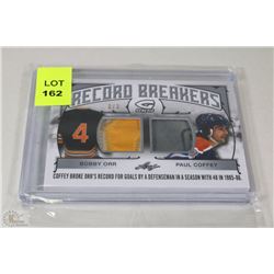 LIMITED EDITION BOBBY ORR/PAUL COFFEE GAME USED