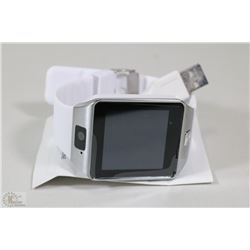 NEW WHITE AND STAINLESS STEEL BLUETOOTH