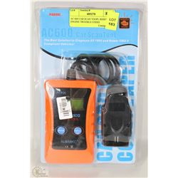 AC 600 CAR SCAN TOOL RESETS ENGINE TROUBLE CODES