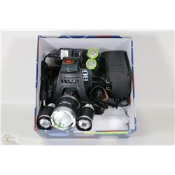 6000 LUMEN TACTICAL HEADLIGHT WITH 4 MODES AND 2
