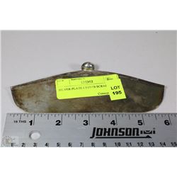 SILVER PLATED CRUMB SCRAPER