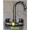 Image 8 : 4" WALL MOUNT GOOSE NECK FAUCET NEW