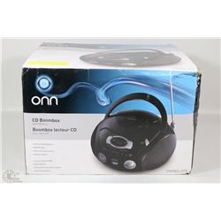 NEW CD BOOMBOX WITH FM RADIO
