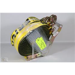 BUNDLE OF TWO NEW 2INCH RACHET TIE DOWNS