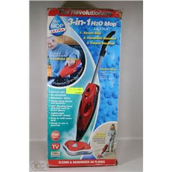 NEW 3-1 H2O MOP ULTRA STEAM MOP,HANDHELD STEAMER,