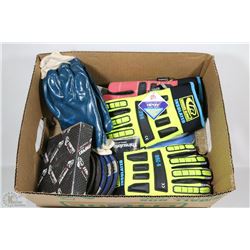 BOX OF WORKGLOVES AND 8-5" GRINDING DISCS