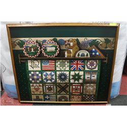 ORIGINAL OIL PAINTING ON CANVAS SIGNED HUNTINGTON