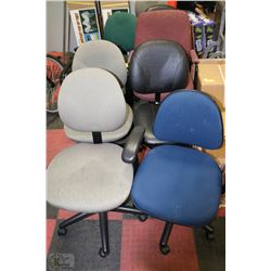 9 ASST. OFFICE CHAIRS