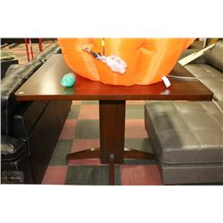 NEW WOOD TONE BAR TABLE