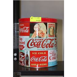 COCA COLA LARGE COLLECTIBLE TIN