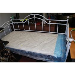 NEW WHITE AND CHROME DAYBED