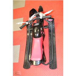 YAMAHA RED AND WHITE SNOW SLED