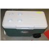 Image 1 : 24" LARGE COLEMAN COOLER ON WHEELS WITH PULL