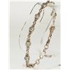 Image 2 : #42-STERLING SILVER MOONSTONE BRACELET
