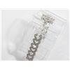 Image 1 : #44-STERLING SILVER DIAMOND BRACELET