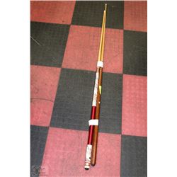 2 VINTAGE 1965 POOL CUES