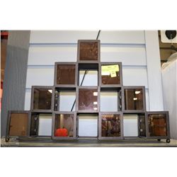 METAL AND GLASS TEALIGHT CANDLE STAND