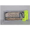 Image 1 : CANADIAN 1954 50.00 DOLLAR BILL DEVILS FACE