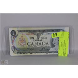 CANADIAN 1.00 DOLLAR SEQUENTIAL S#X10